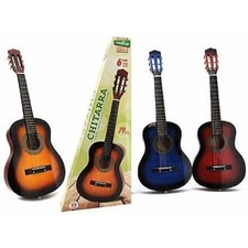 Chitarra per Bambini in Legno 80 cm 37761 Colori Assortiti Globo 3 Anni+