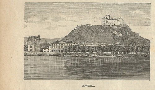 Stampa antica angera - stampa, panorama