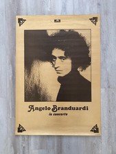 POSTER ORIGINALE Angelo Branduardi 1976 Stampa
