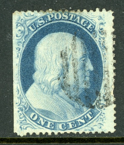Usa 1857 franklin blu - 1857,