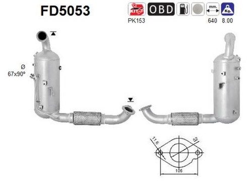 115 fap per ford - kw,