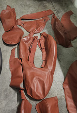 PARTI IN PELLE  PELLE  SEDILI ANTERIORE RED BOXTER  PORSCHE 996  COUPE' 4S