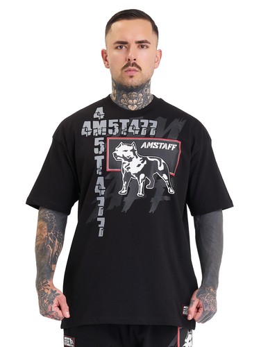 Amstaff tiko shirt nera - nera, uomo