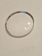 Vetro originale plexi Omega guarnizione argento Diametro 30.7+-