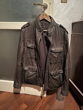 giubbino vera pelle uomo Da Aviatore Di Mino Ronzoni Taglia XL / 52