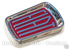 Fregio stemma anteriore FIAT 500 L epoca in plastica cromata   