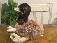 Peluche floppy fondo fagiolo Wild Republic Cuddlekins Emu 18"