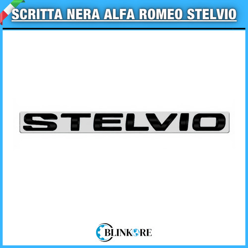 Scritta logo stelvio baule - scritta,