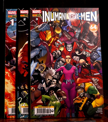 Marvel inumani men - vs, x-men