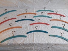 Lotto Di 14 Grucce Attaccapanni Colorate Vintage Anni 50