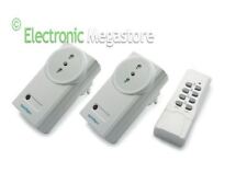 KIT DUE 2 PRESE ELETT. TELECOMANDATE CON TELECOMANDO INCLUSO AVIDSEN 103102 NEW