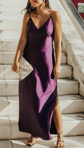 Zara abito lungo viola - abito,