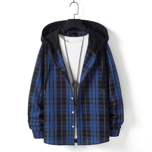 Camicia uomo fantasia quadri - a,