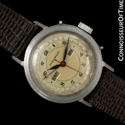 1940 movado vintage triplo - 1940's,