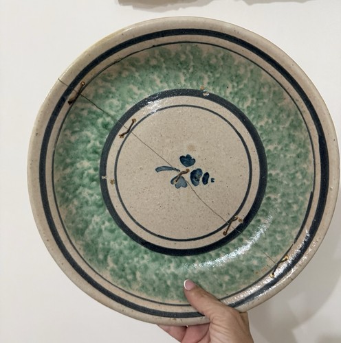 Antico piatto ceramica - antico, in