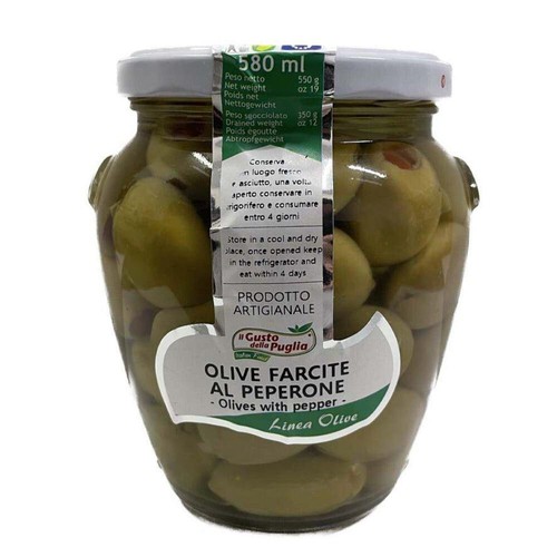 Olive farcite peperone - al, in