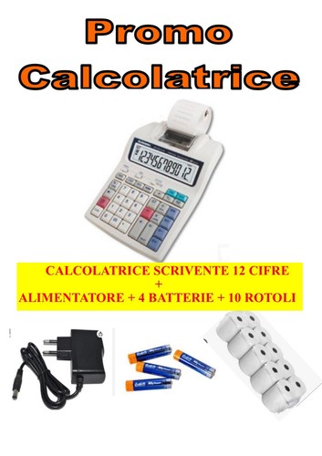Calcolatrice scrivente con - calcolatrice,
