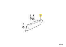 Blende Droite Pour BMW R 850