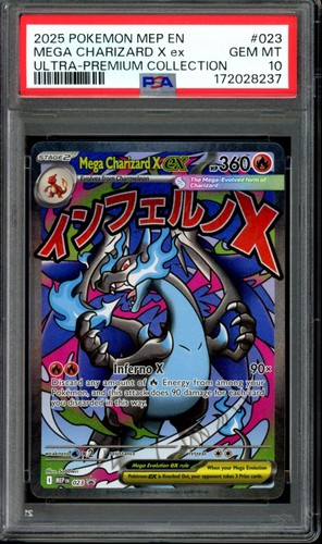 Psa mega charizard - 10, ex