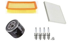 Service Kit Fits Kia Rio II JB 1.4 16v 1.6 Air Oil Cabin Filter Spark Plugs