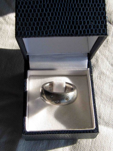 Anello trilogy titanio con - in,