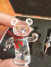 Swarovski Silver Crystal Orsetto Con Sci