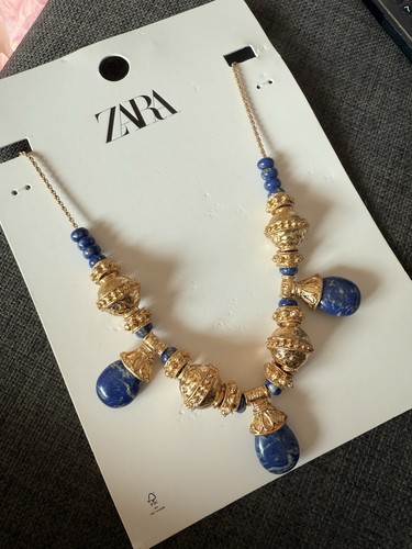 Collana tribale zara blu vera - blu,