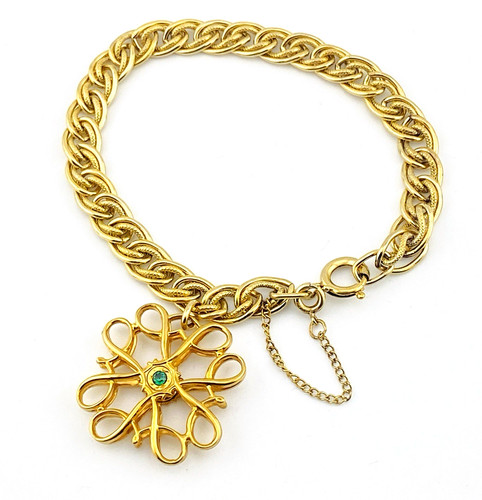 Bracciale catena vintage oro