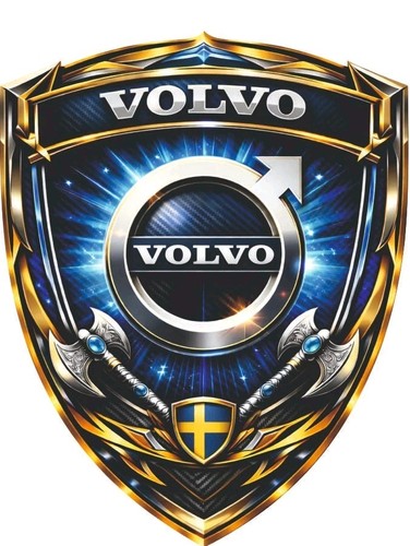 Adesivo volvo mm x 57 - adesivo,