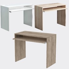 SCRIVANIA PORTA PC MODERNA UFFICIO STUDIO TASTIERA ESTRAIBILE LEGNO MOD.PERRY