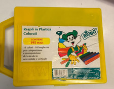 Regoli in plastica colorati