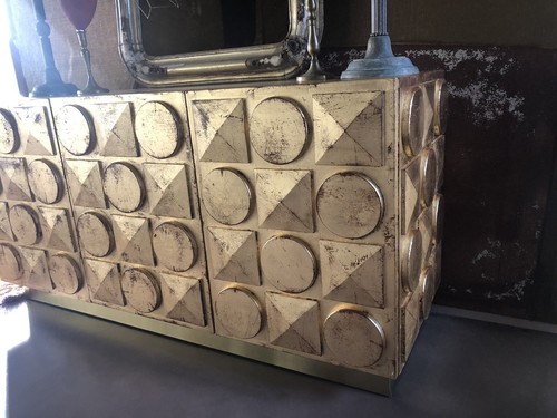 Credenza vintage brutalist - vintage,
