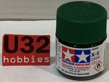 TAMIYA 81505 X-5 Vernice Acrilica Verde Brillante Per Modellismo 10Ml