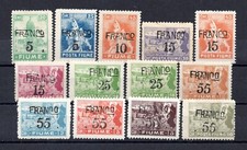 FIUME 1919 - Allegorie e Poste Fiume Soprastampati - 13 val.ling. ( 2439)