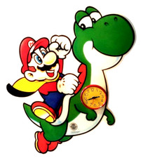 NINTENDO-SUPER MARIO & YOSHI-LAMPADA PUBBLICITARIA LIMITE EDITION-ANNI 90