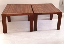 Coppia di tavolini disegnati