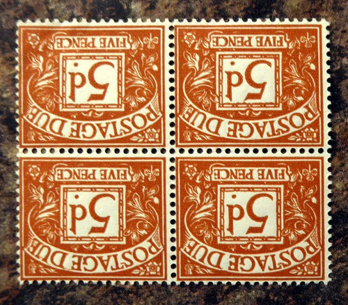 1959 affrancatura dovuta 5d - gb,