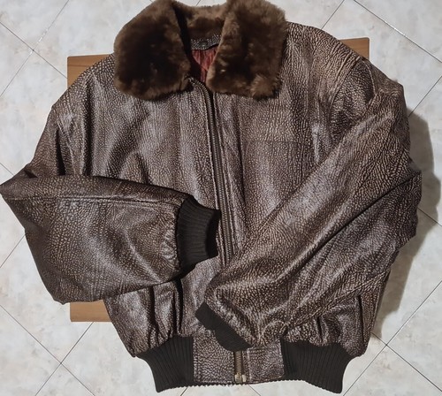 Giubotto vera pelle uomo - giubotto,