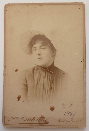 Foto cdv albumina giovane - foto,