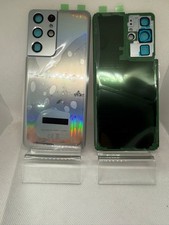 BACK COVER SCOCCA POSTERIORE COPRI BATTERIA SILVER PER SAMSUNG S21 ULTRA G998B