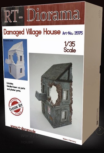 Diorama demage village - demage,