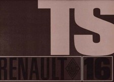 Catalogue Brochure RENAULT 16