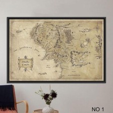 Mappa del Mondo Wall Art