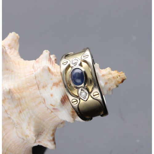 Anello zaffiro cabouchon - anello, e