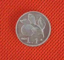1950: Repubblica Italiana Moneta 1 Lira "ARANCIA" (1946/2001) materiale ITALMA