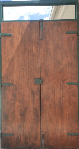 Porta legno massello di - in,