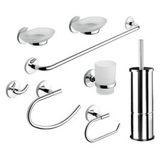 SET ACCESSORI BAGNO 8 PEZZI