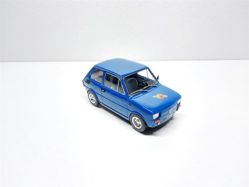 Fiat 126 abarth - tuning, blu