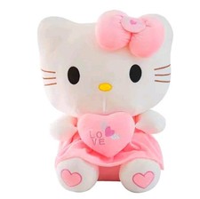 HELLO KITTY LOVE PELUCHE 25 CM