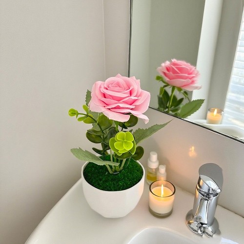 Panno seta fiori - seta, rosa